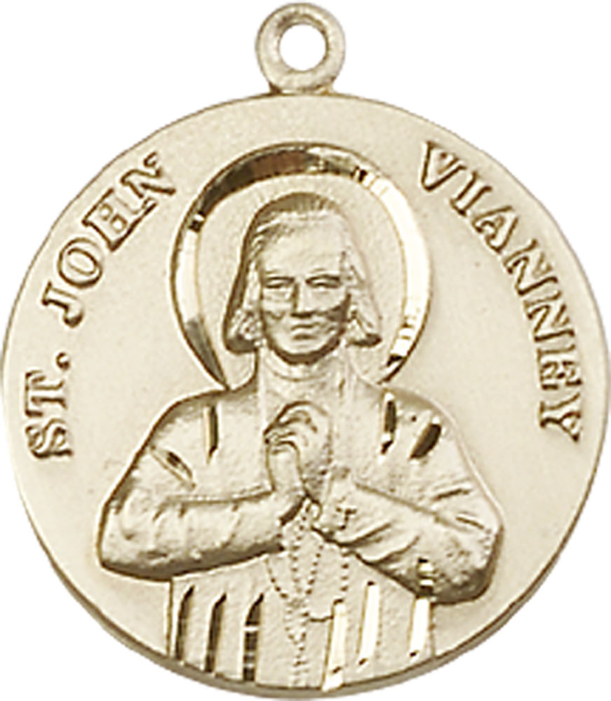 14kt Gold Filled Saint John Vianney Medal