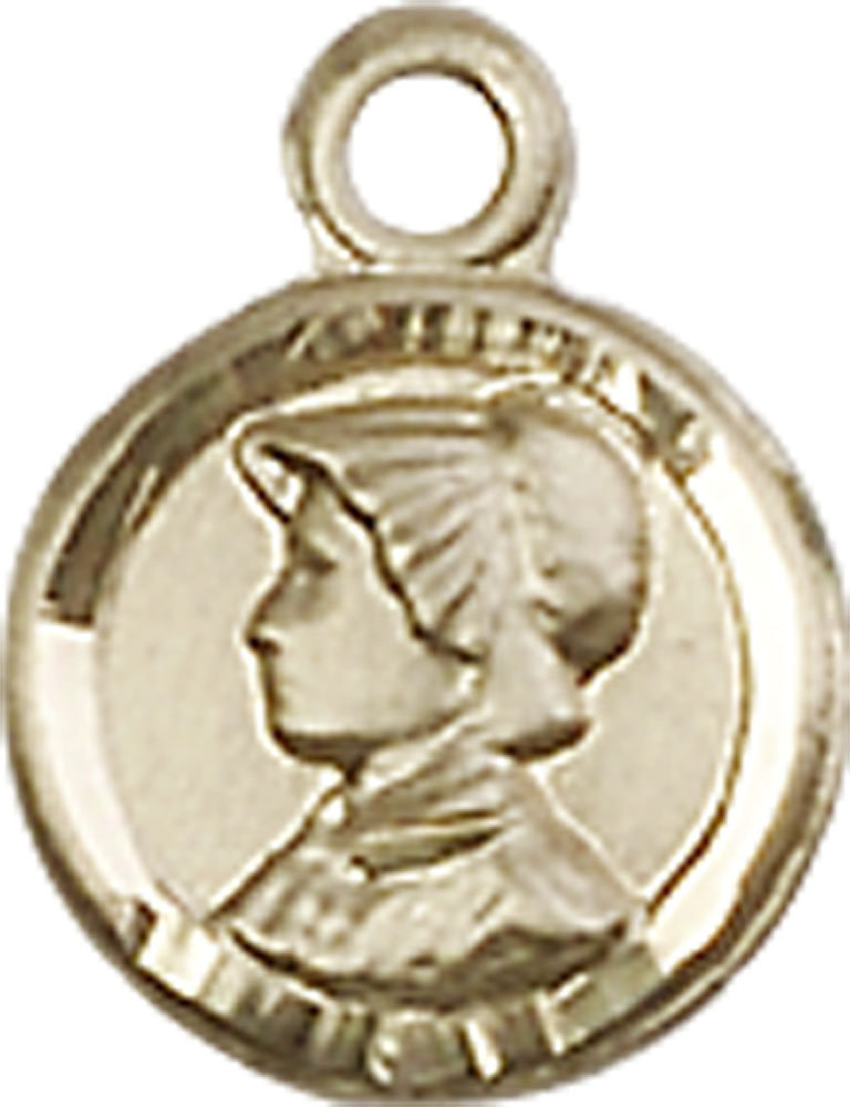 14kt Gold Filled Saint Elizabeth Ann Seton Medal