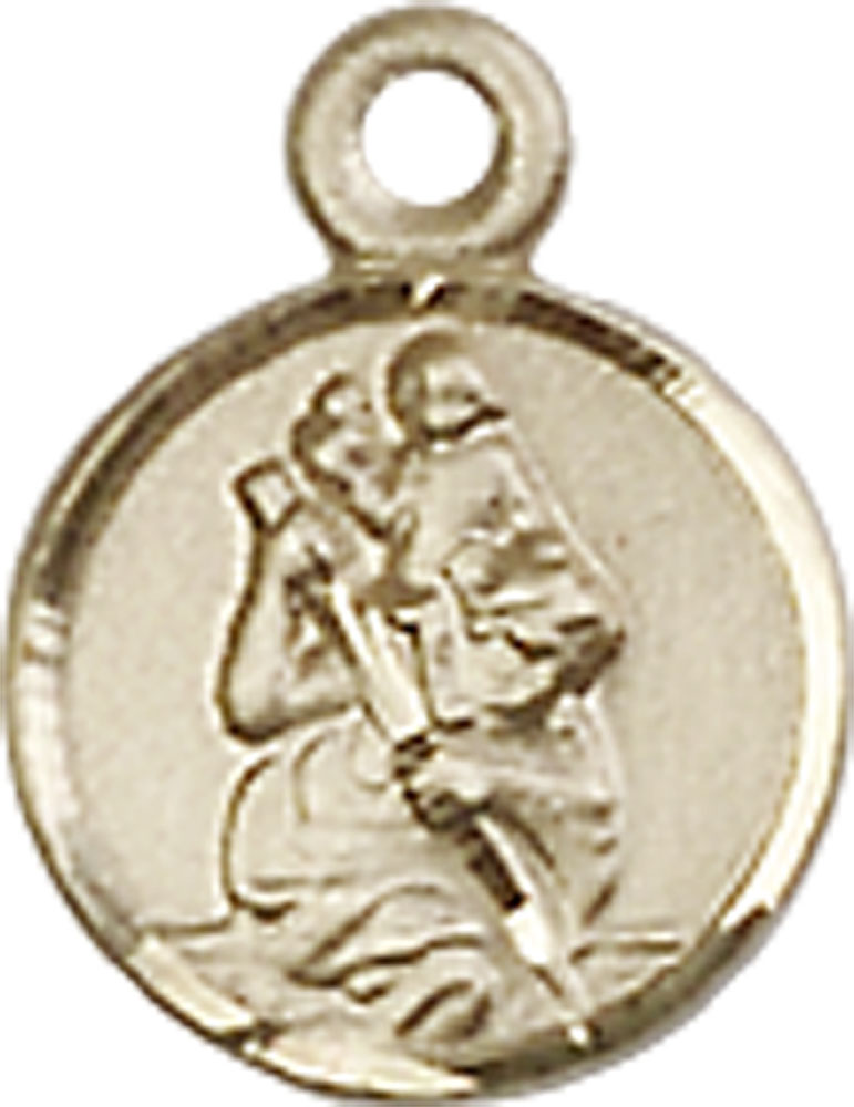 14kt Gold Filled Saint Christopher Medal