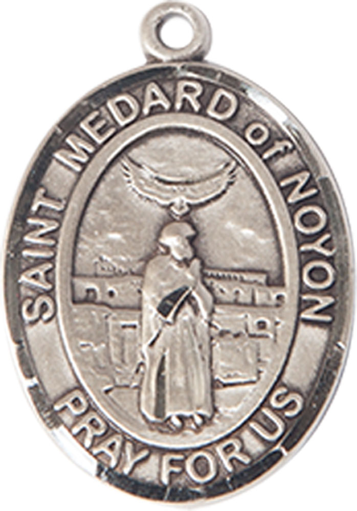 Sterling Silver Saint Medard of Noyon Medal