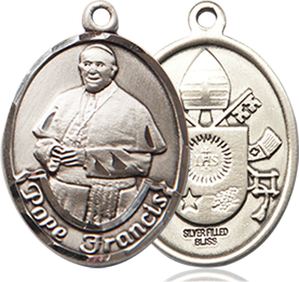 Sterling Silver Pope Francis Medal