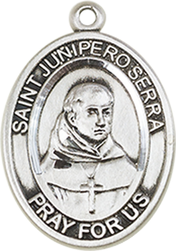 Sterling Silver Saint Junipero Serra Medal