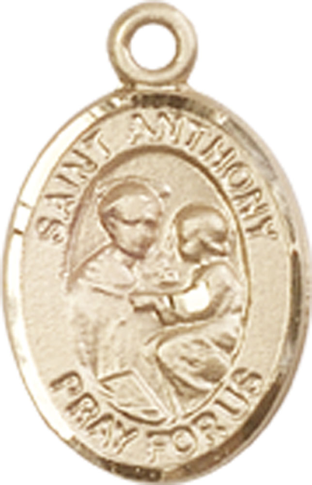 14kt Gold Filled Saint Anthony of Padua Medal
