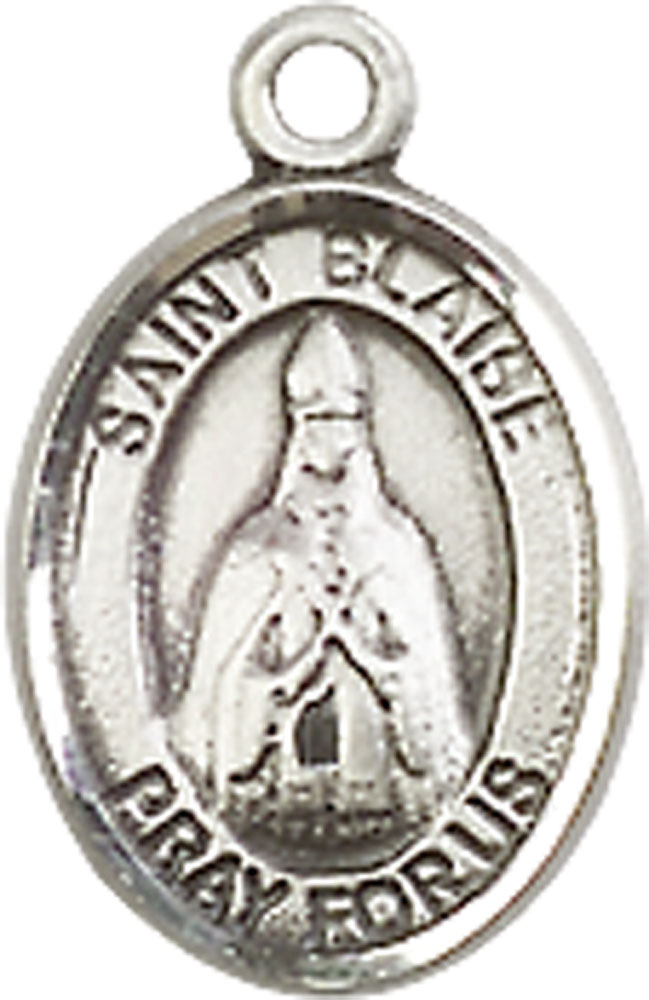 Sterling Silver Saint Blaise Medal