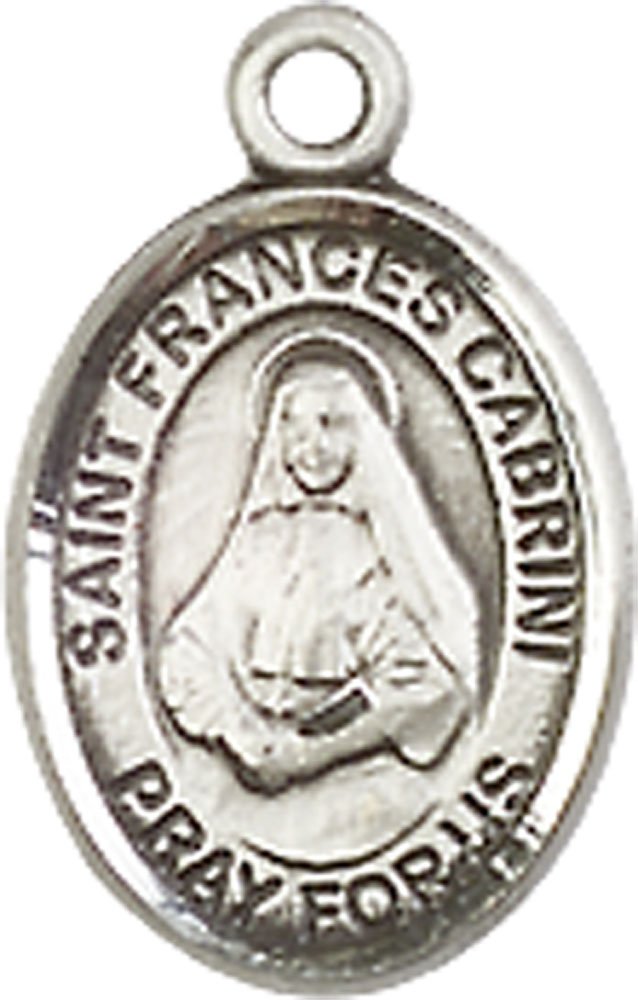 Sterling Silver Saint Frances Cabrini Medal