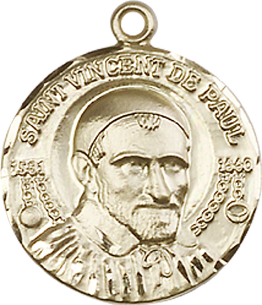 14kt Gold Filled Saint Vincent de Paul Medal