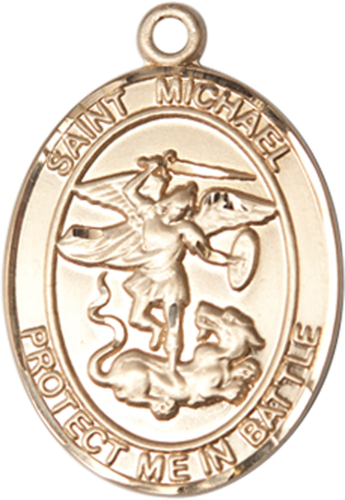 14kt Gold Filled Saint Michael Guardian Angel Medal