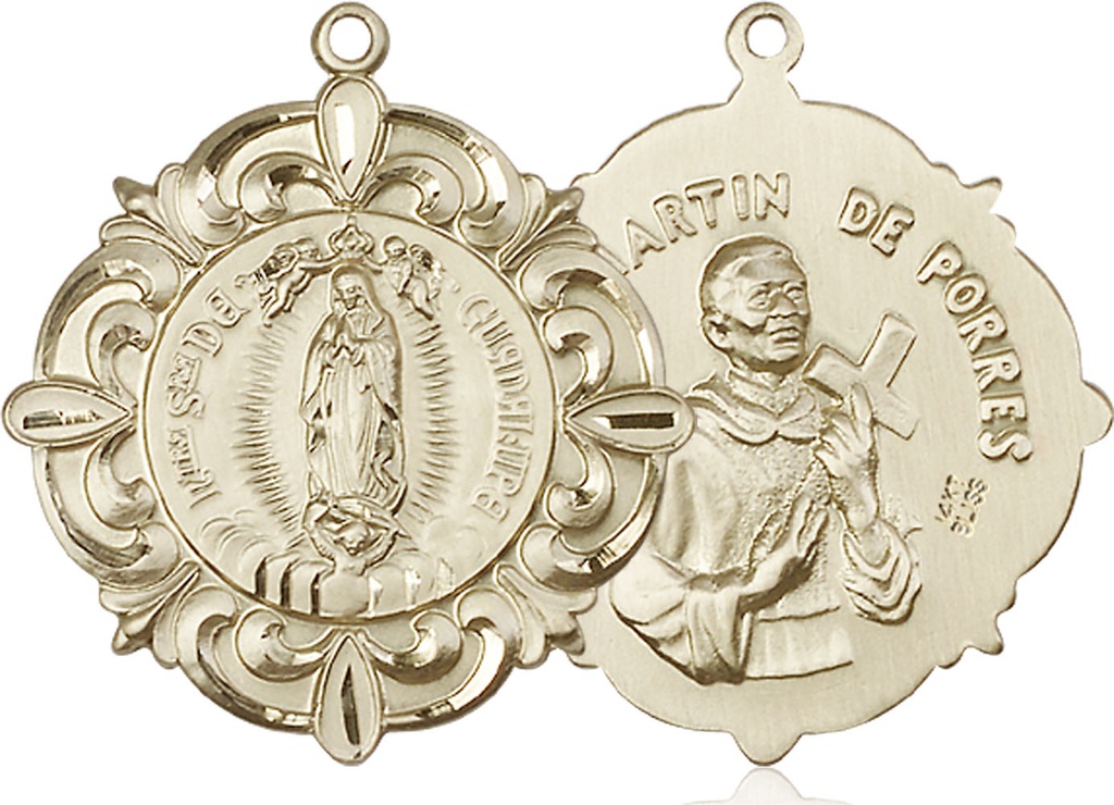 14kt Gold Our Lady of Guadalupe Medal