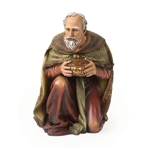 39" Scale Color Kneeling King - Christmas