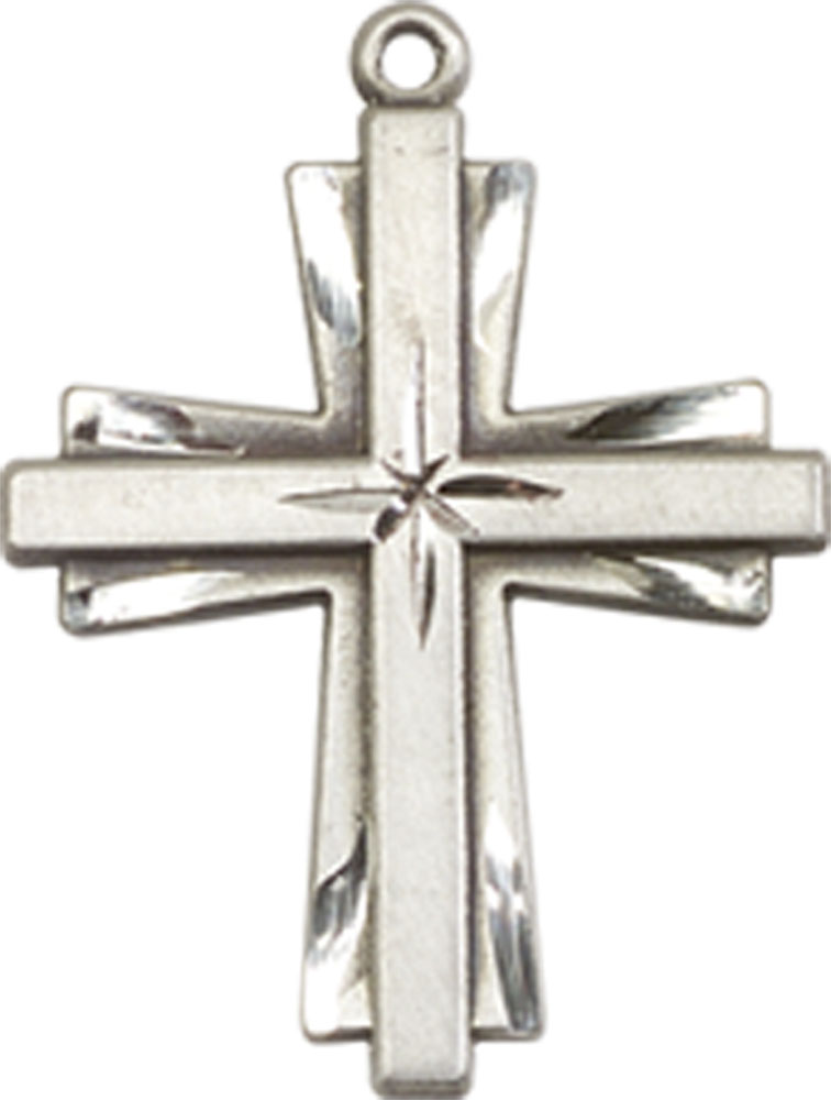 Sterling Silver Cross Medal