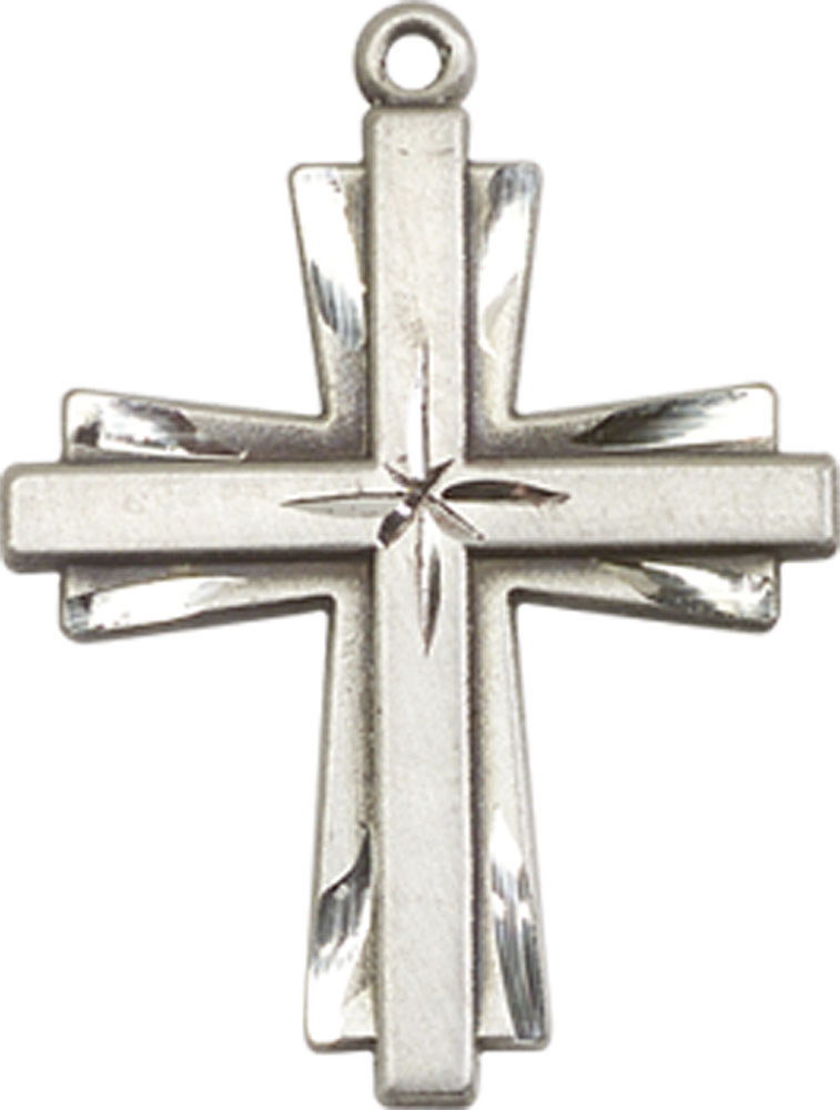 Sterling Silver Cross Medal