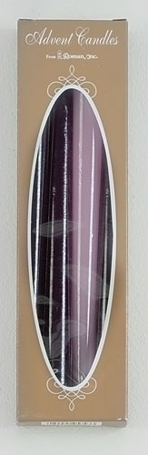 4 Piece Set Advent Candles - Christmas