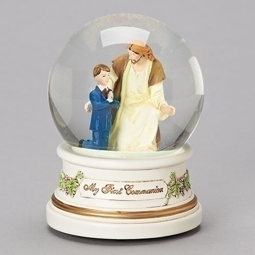 Boy With Jesus Glitterdome