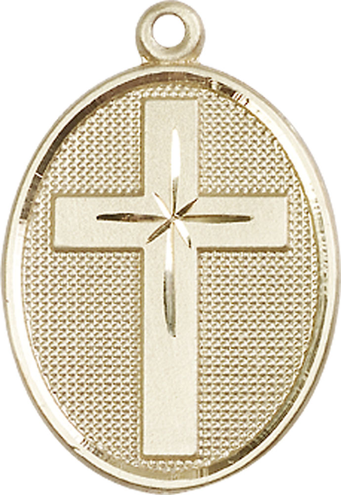 14kt Gold Filled Cross Medal