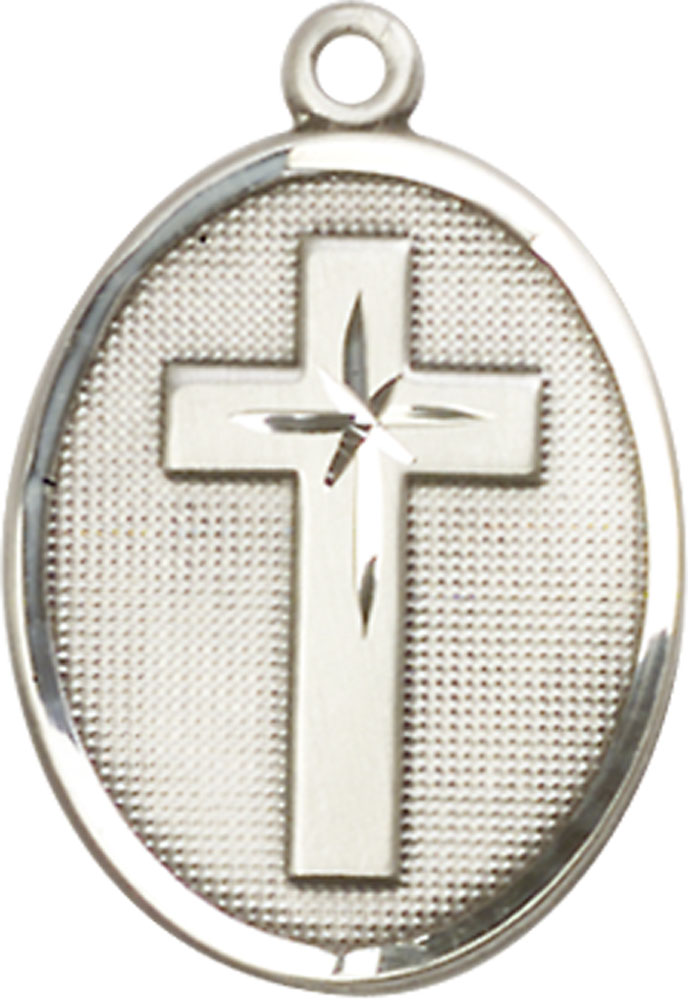 Sterling Silver Cross Medal