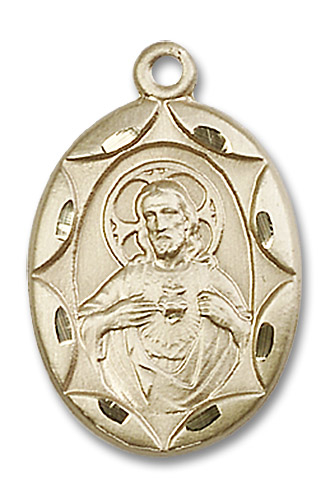 14kt Gold Filled Scapular Medal