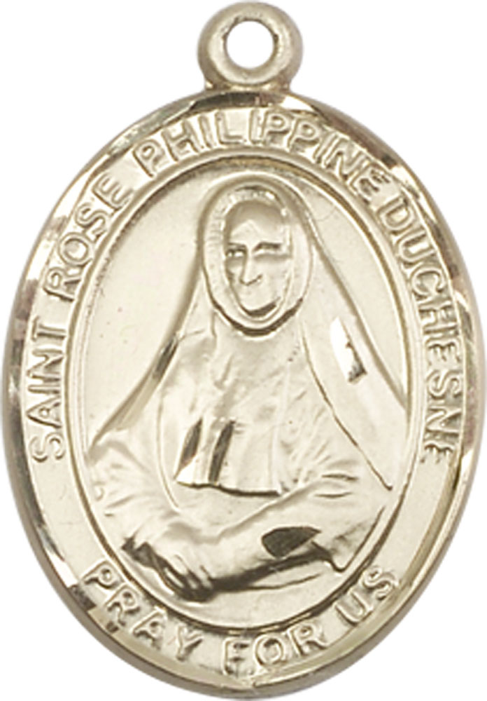 14kt Gold Saint Rose Philippine Medal