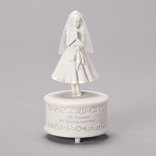  7.5"H Musical Communion Girl - Communion