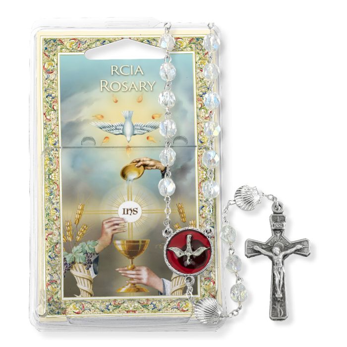 6Mm Aurora Crystal Rcia Rosary