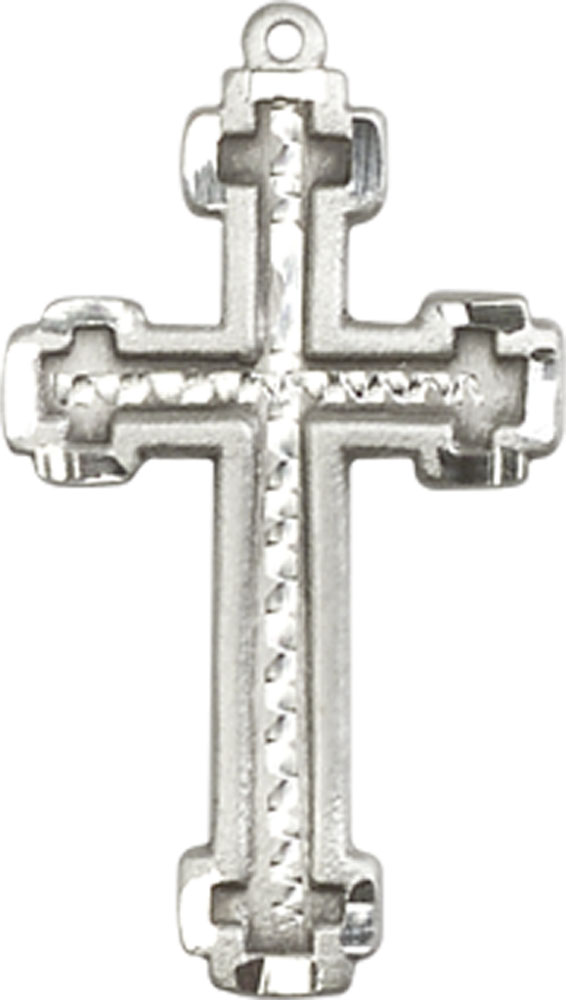 Sterling Silver Cross Medal