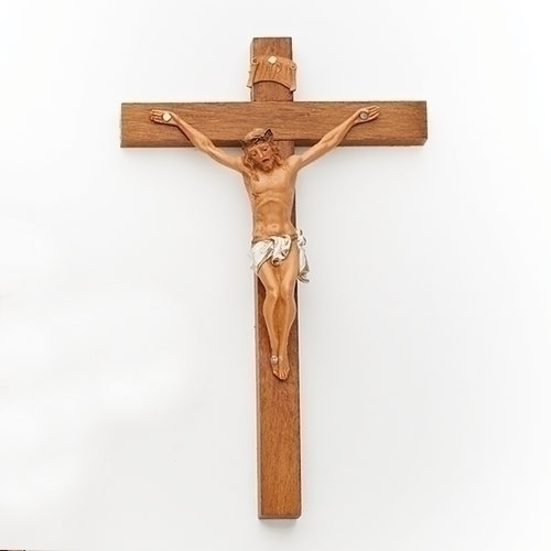 7in. Fontanini Crucifix - Christmas