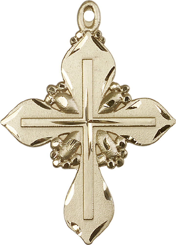 14kt Gold Filled Cross Medal