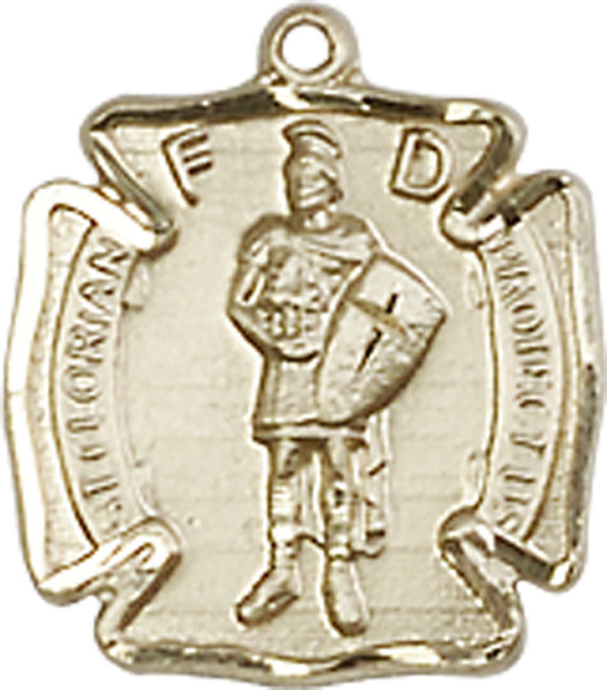14kt Gold Filled Saint Florian Medal