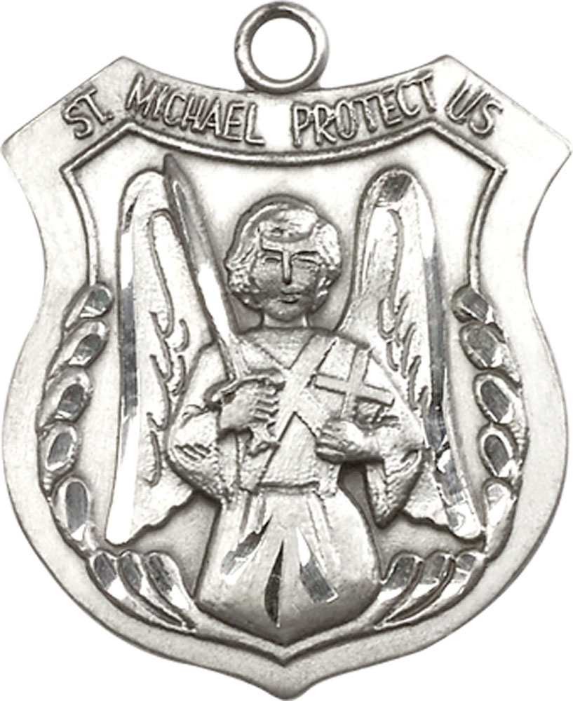 Sterling Silver Saint Michael the Archangel Medal