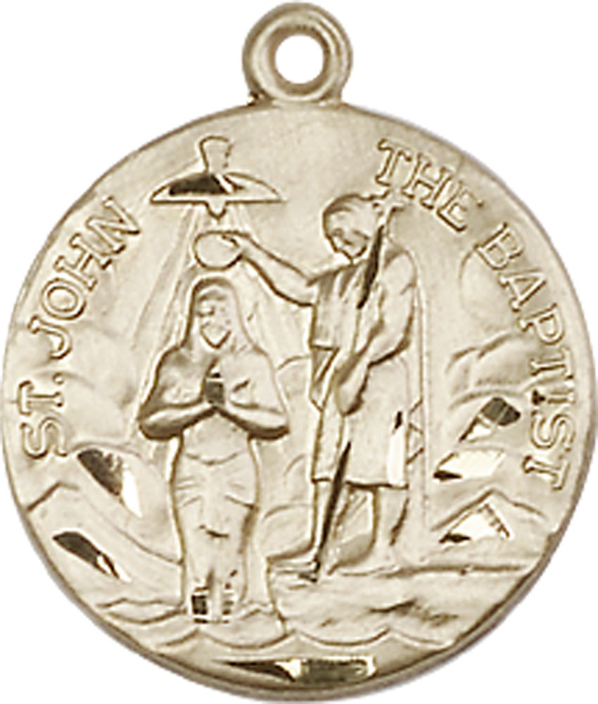 14kt Gold Filled Saint John the Baptist Medal