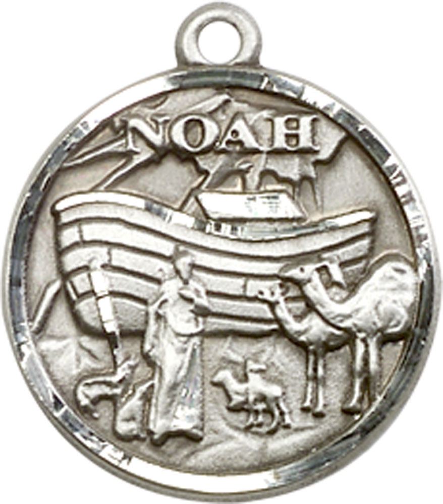 Sterling Silver Noah Medal