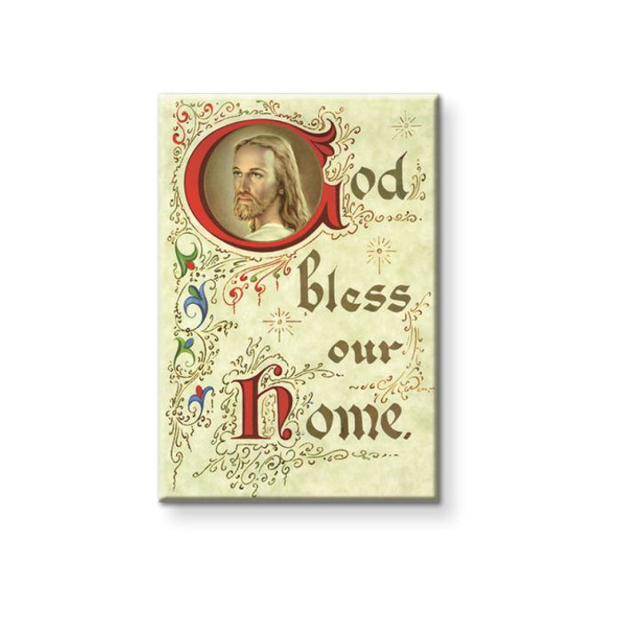 God Bless Our Home Magnet