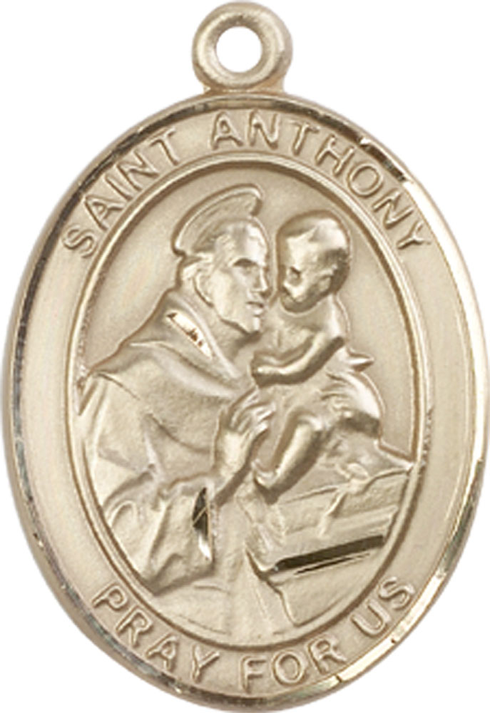 14kt Gold Filled Saint Anthony of Padua Medal