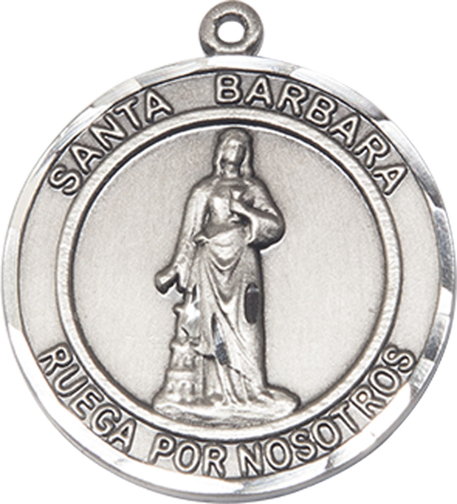 Sterling Silver Santa Barbara Medal