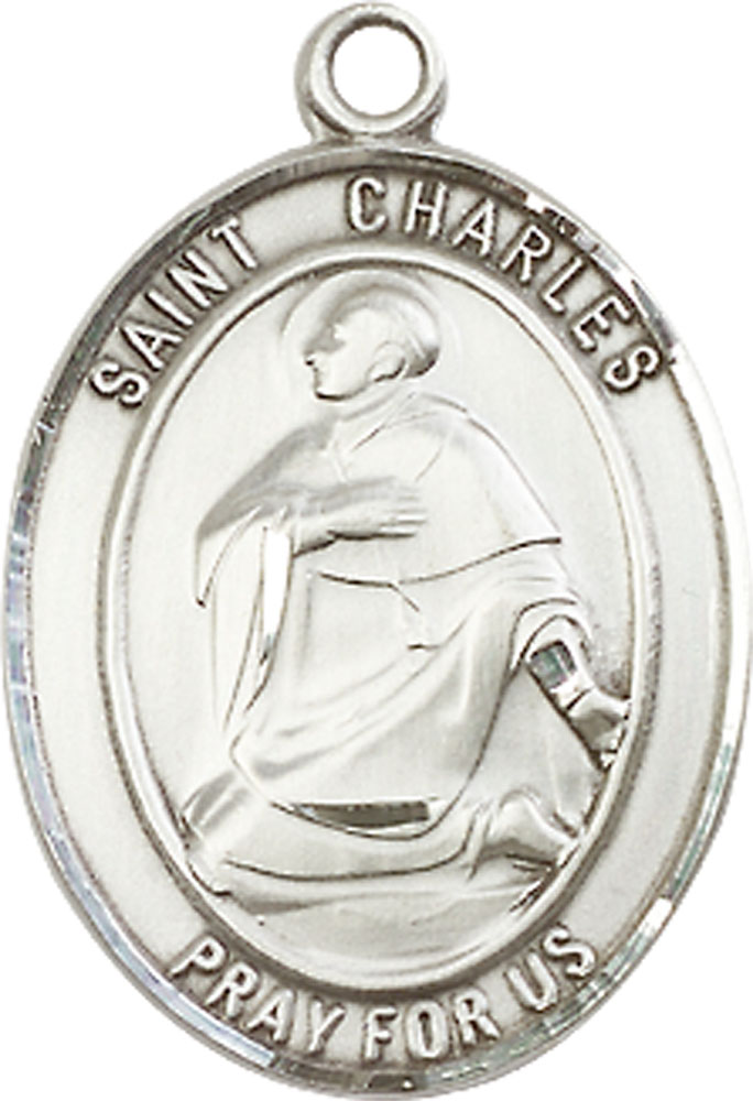 Sterling Silver Saint Charles Borromeo Medal