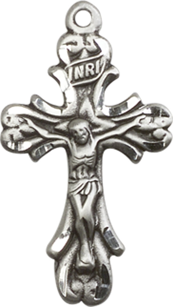 Sterling Silver Crucifix Medal