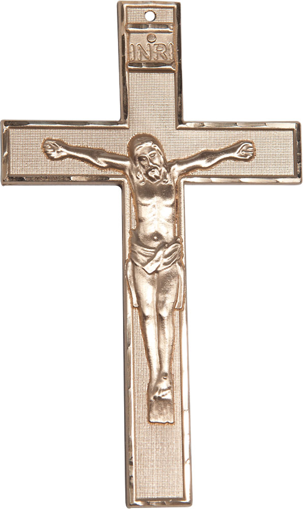 14kt Gold Filled Crucifix Medal