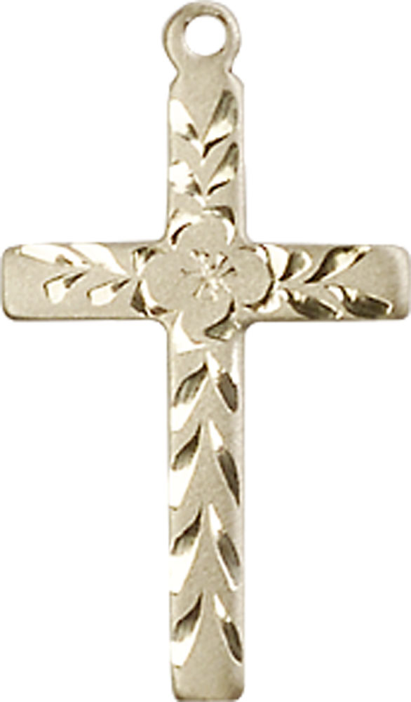 14kt Gold Filled Cross Medal