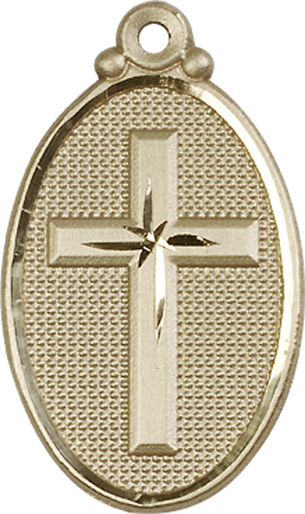 14kt Gold Filled Cross Medal