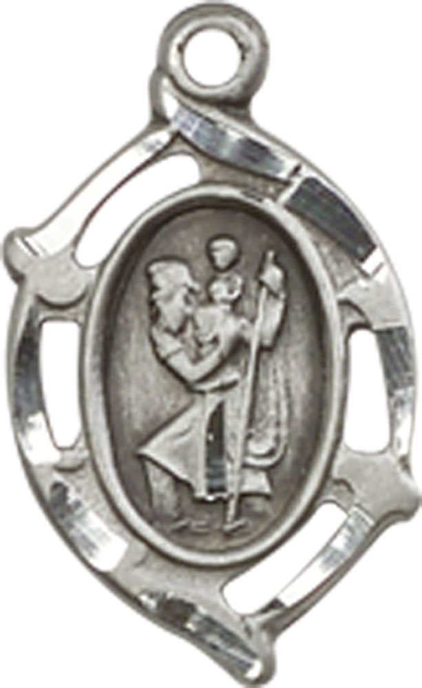 Sterling Silver Saint Christopher Medal