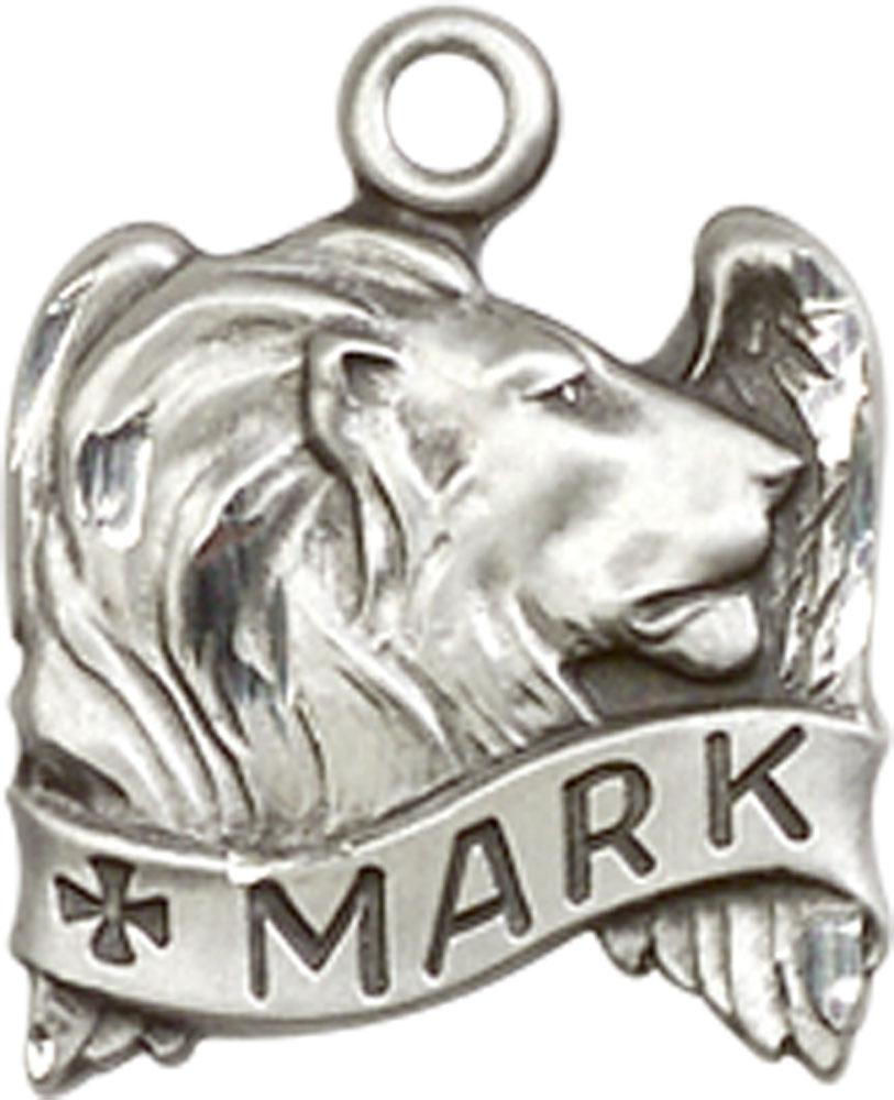 Sterling Silver Saint Mark the Evangelist Medal