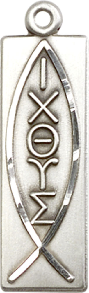 Sterling Silver Fish Medal