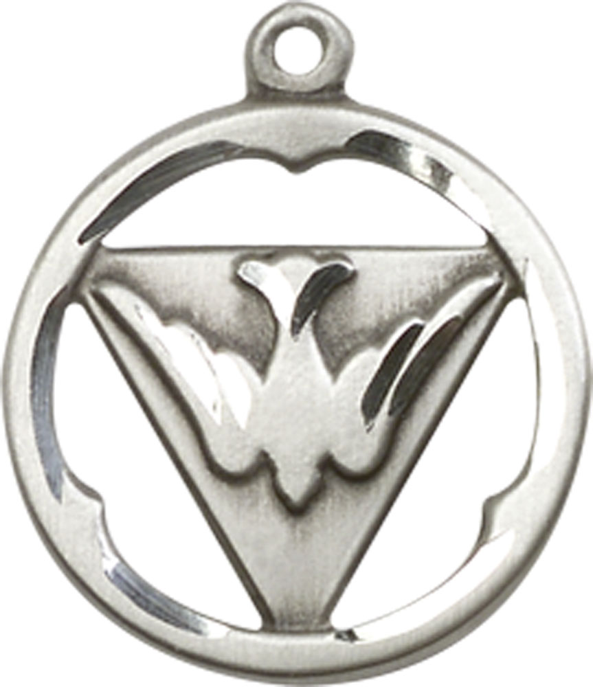 Sterling Silver Holy Spirit Medal