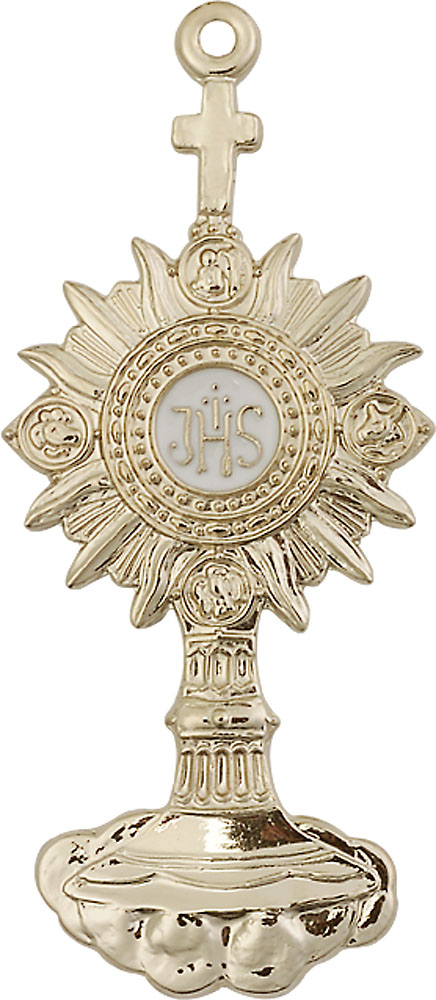 14kt Gold Filled Monstrance Medal