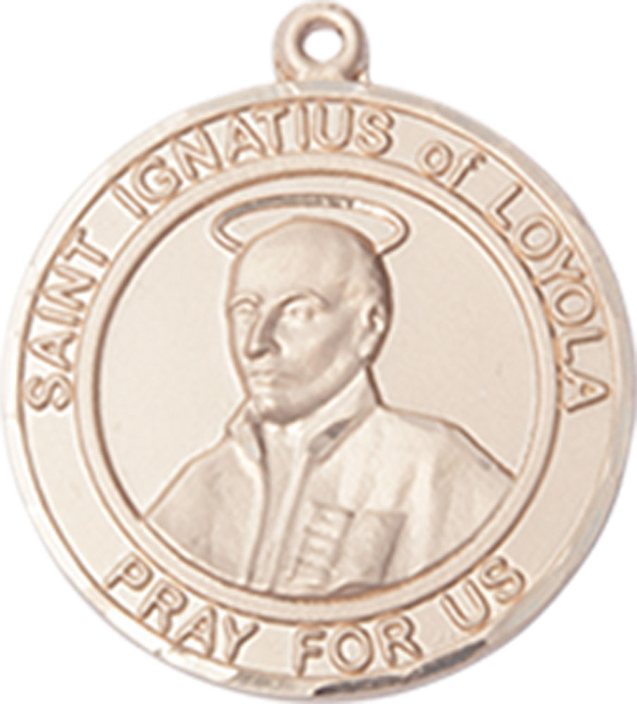 14kt Gold Saint Ignatius of Loyola Medal