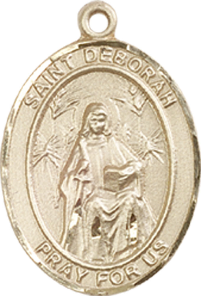 14kt Gold Saint Deborah Medal