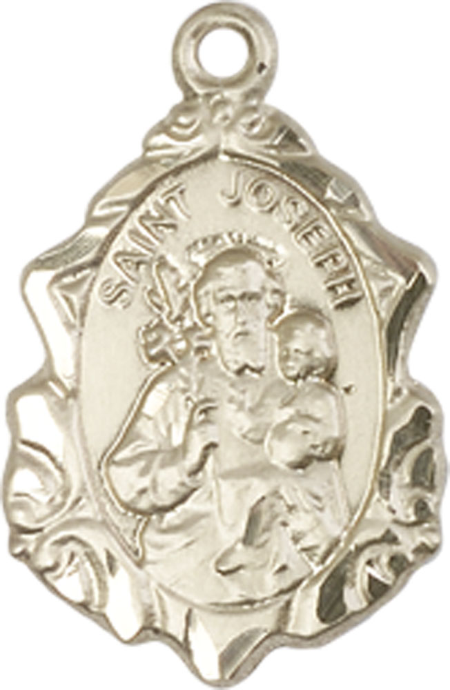 14kt Gold Saint Joseph Medal