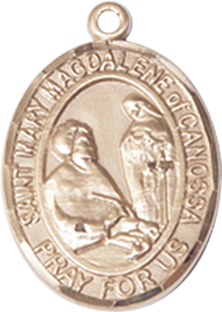 14kt Gold Saint Mary Magdalene of Canossa Medal