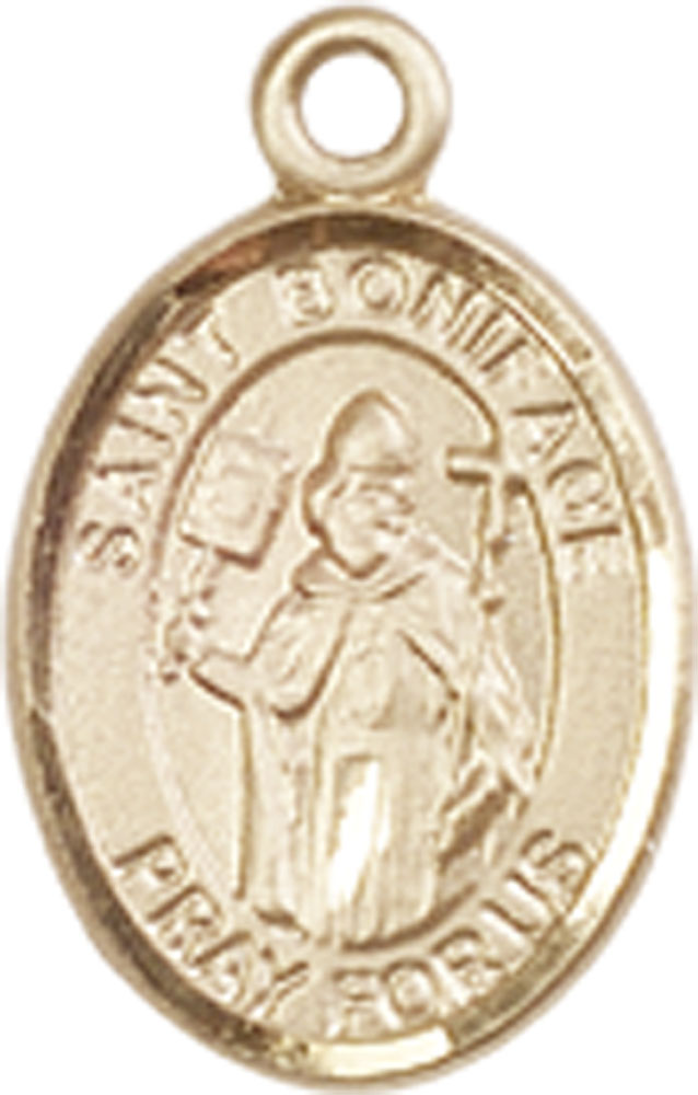 14kt Gold Saint Boniface Medal