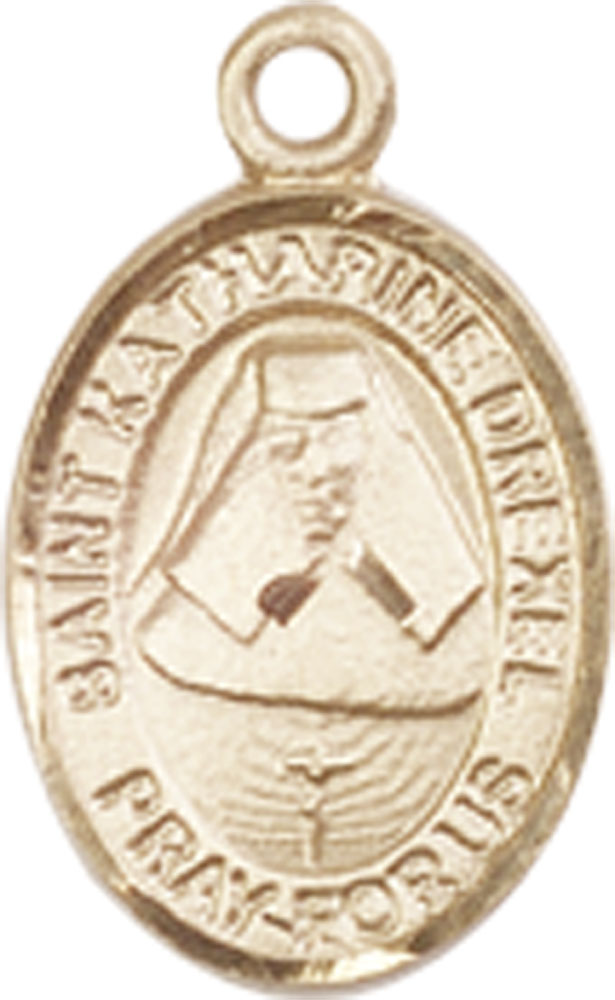 14kt Gold Saint Katharine Drexel Medal