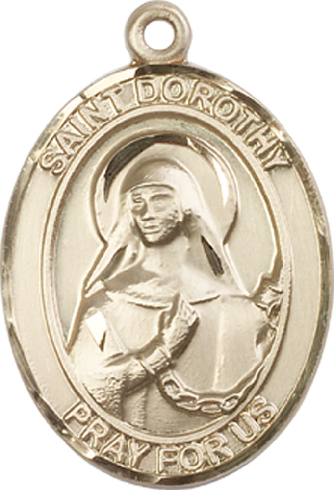 14kt Gold Filled Saint Dorothy Medal